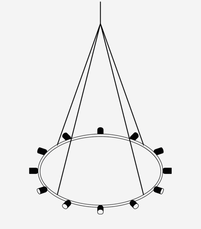 dizajnovy-led-luster-round-circular-beem-čierny